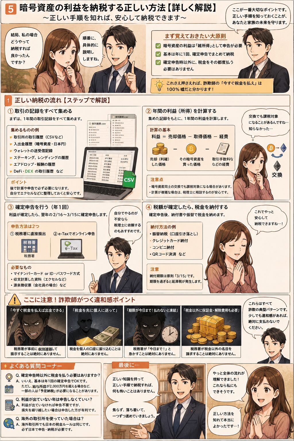 暗号資産の納税""