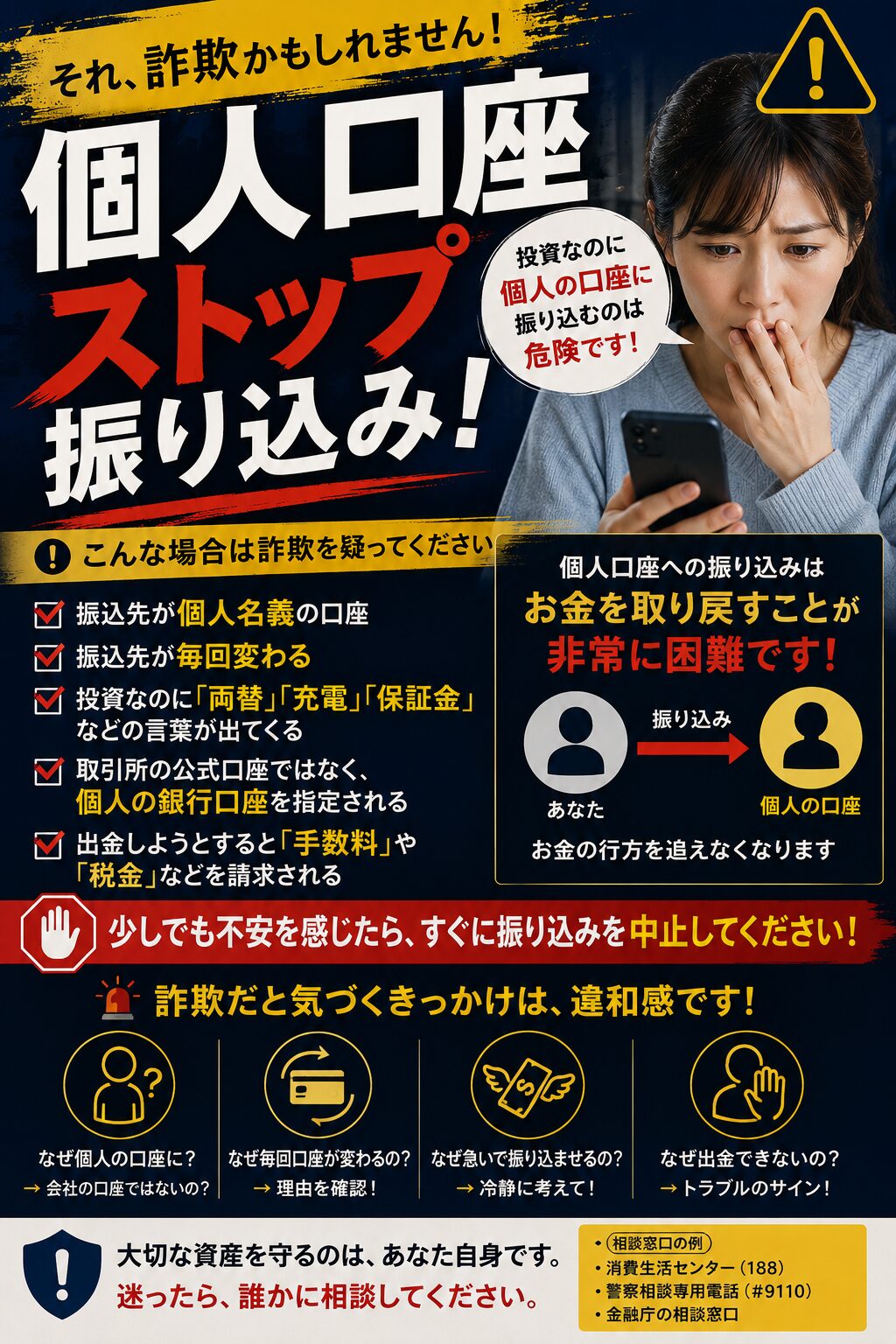 STOP振り込み！